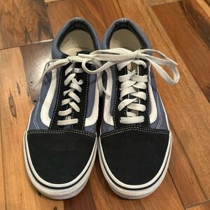 Blue Vans Suède